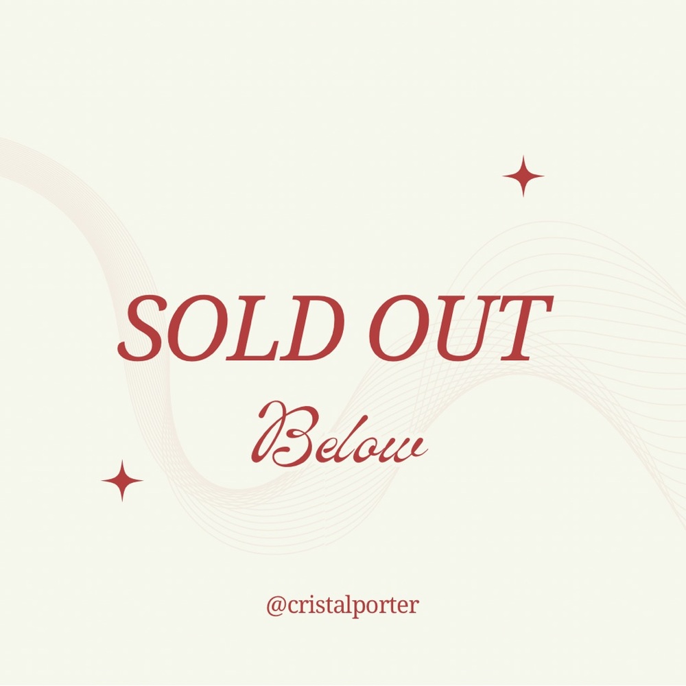 Sold out below but feel free to ask if I have more!